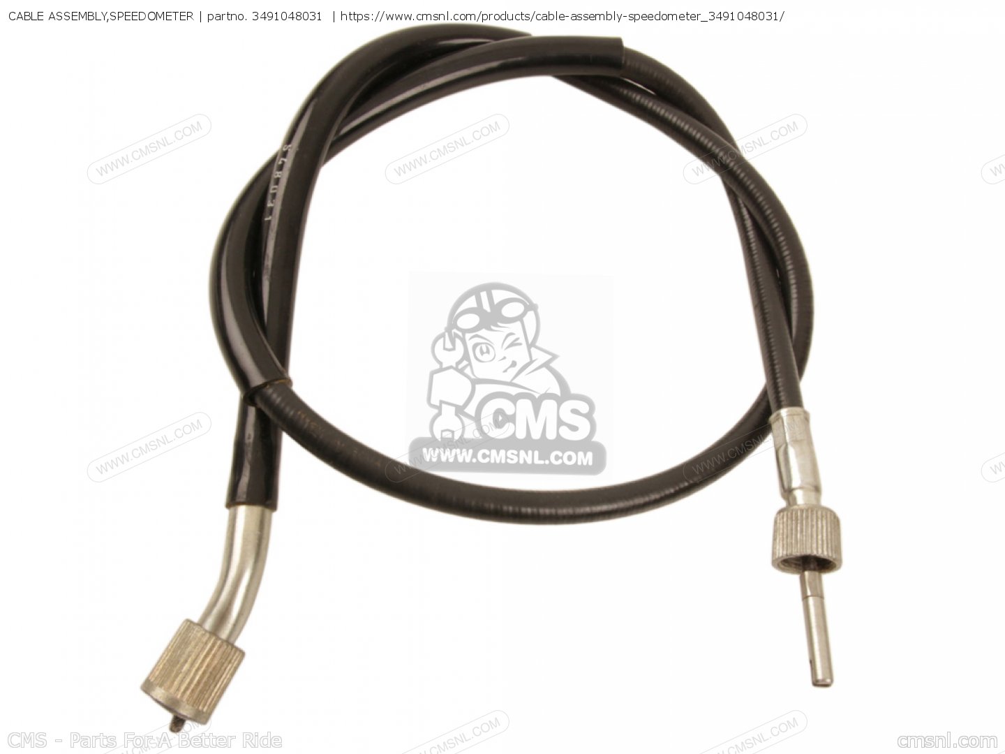 CABLE ASSEMBLY,SPEEDOMETER for TS125 1978 (C) USA (E03) order at CMSNL