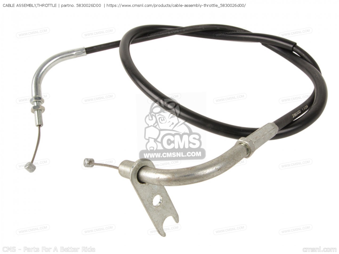 CABLE ASSEMBLY,THROTTLE for GSX1100G 1994 (R) (E02 E04 E18 E22 E24 E25