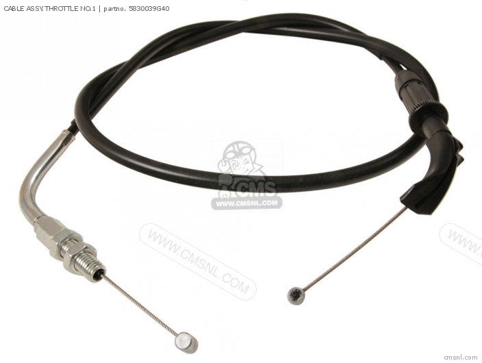 Suzuki CABLE ASSY,THROTTLE NO.1 5830039G40