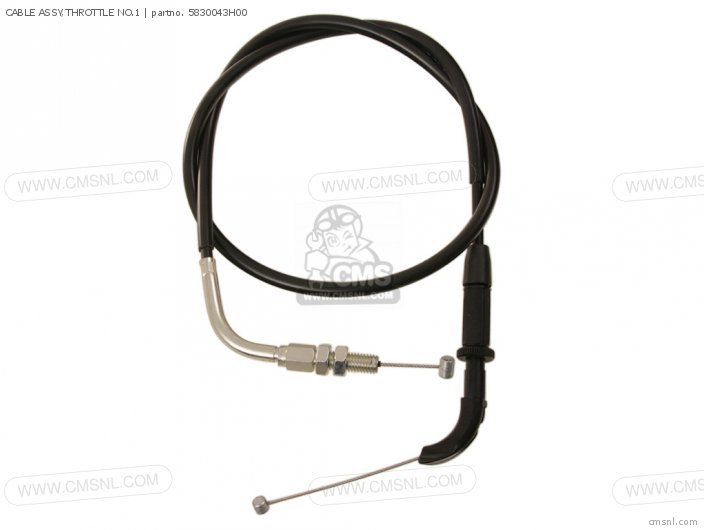Suzuki CABLE ASSY,THROTTLE NO.1 5830043H00