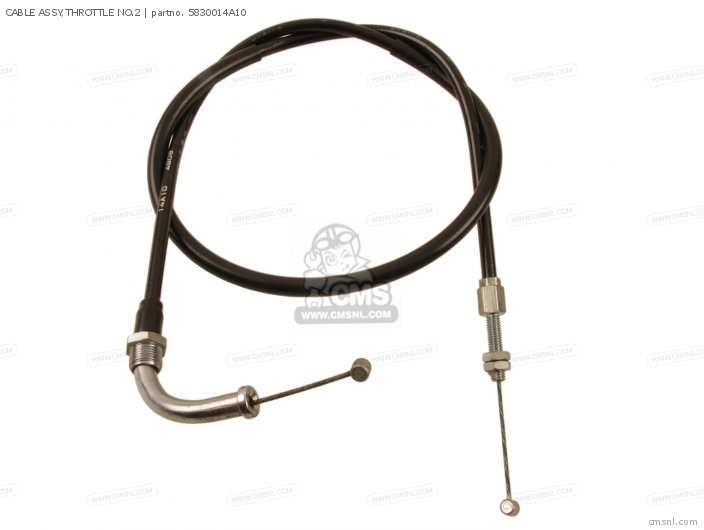 Suzuki CABLE ASSY,THROTTLE NO.2 5830014A10 Suzuki CABLE ASSY,THROTTLE NO.2 5830014A10