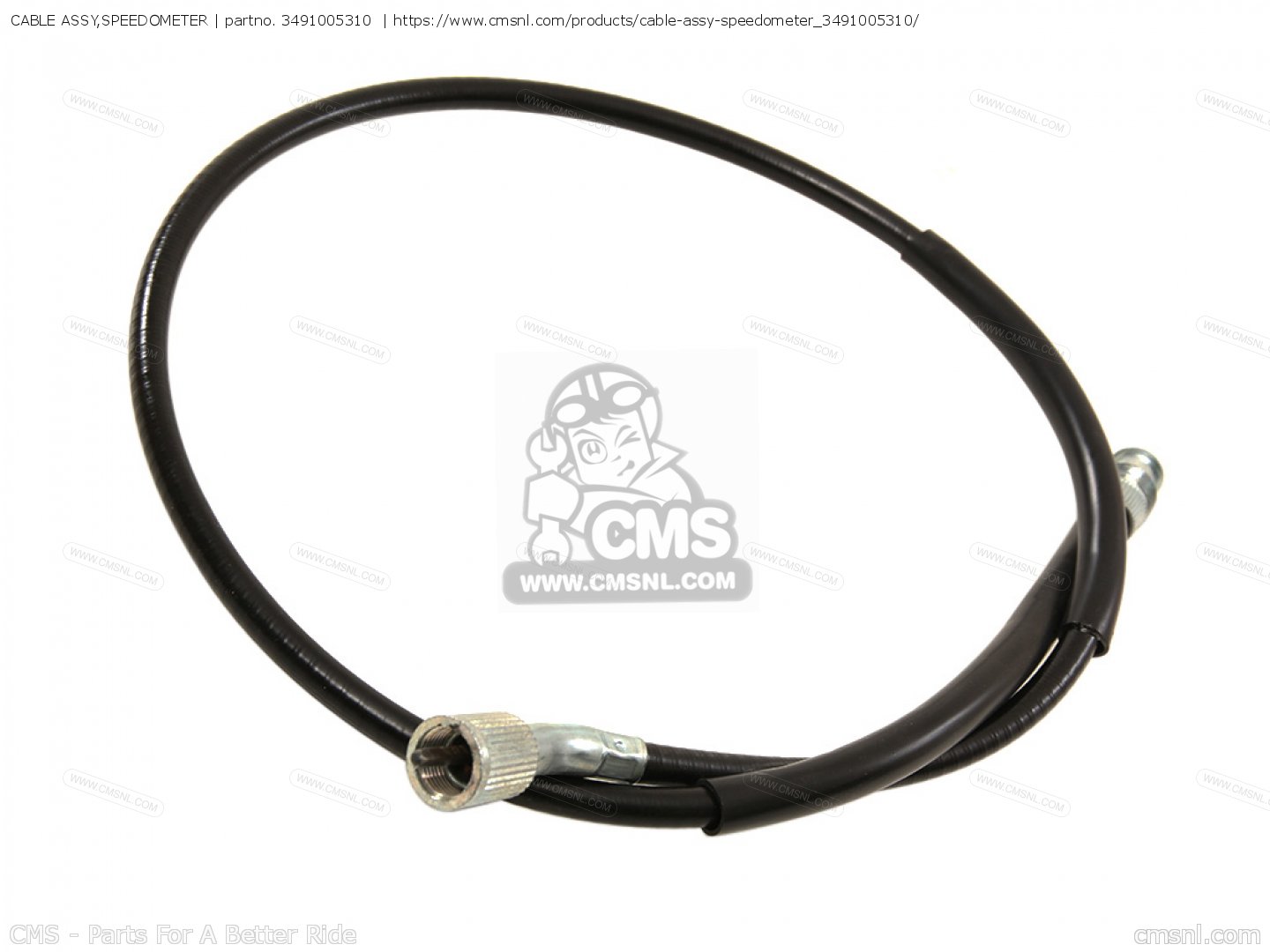 3491005310: Cable Assy,speedometer Suzuki - buy the 34910-05310 at CMSNL