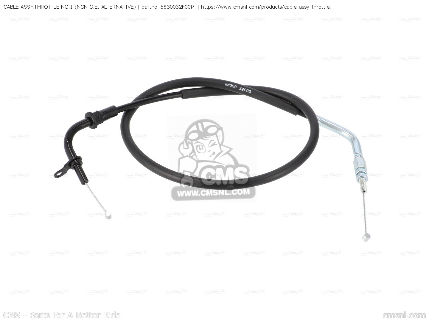 CABLE ASSY,THROTTLE NO.1 (NON O.E. ALTERNATIVE) for GSF1200Z BANDIT