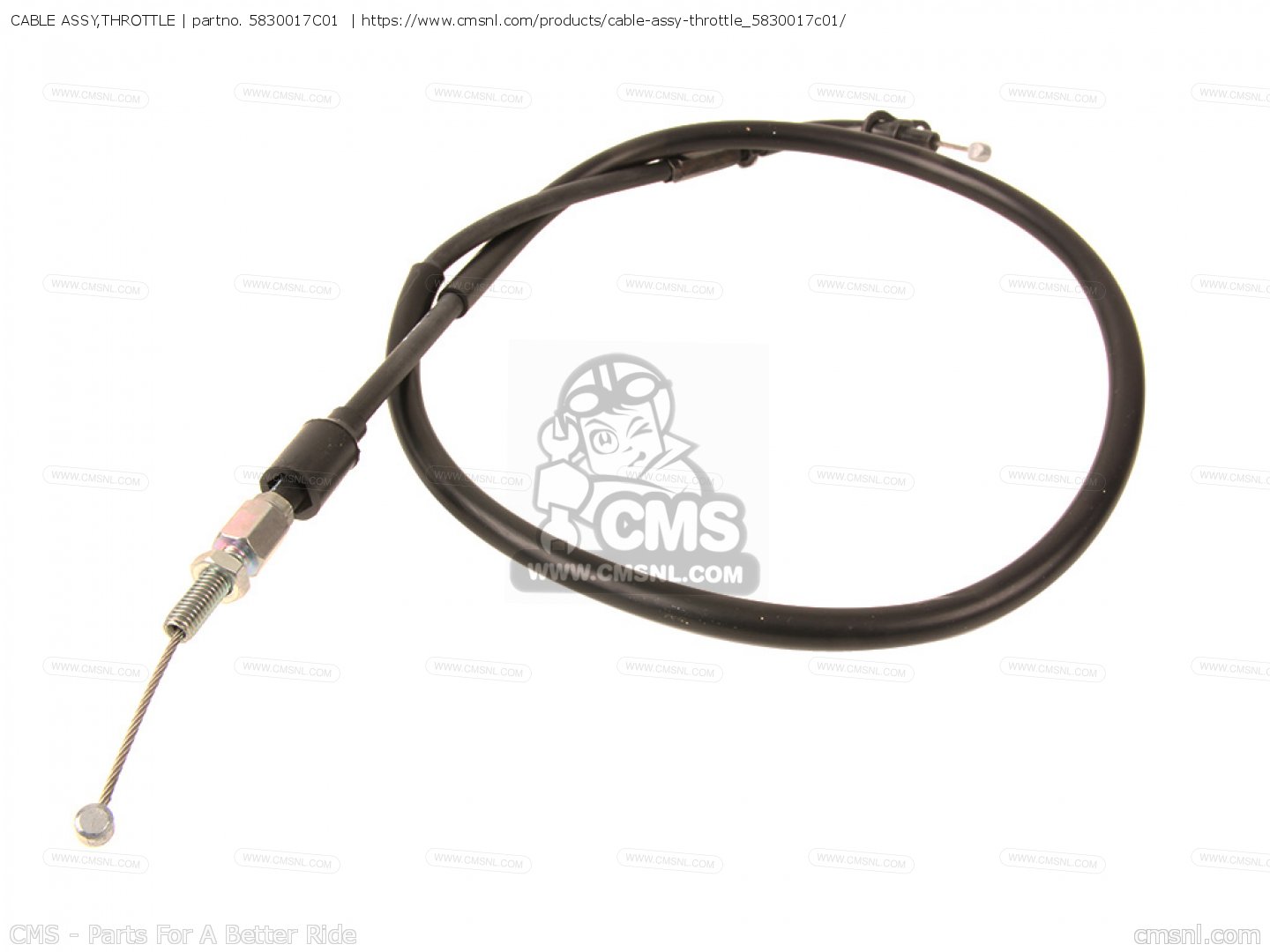 5830017C01 Cable Assy,throttle Suzuki buy the 5830017C01 at CMSNL