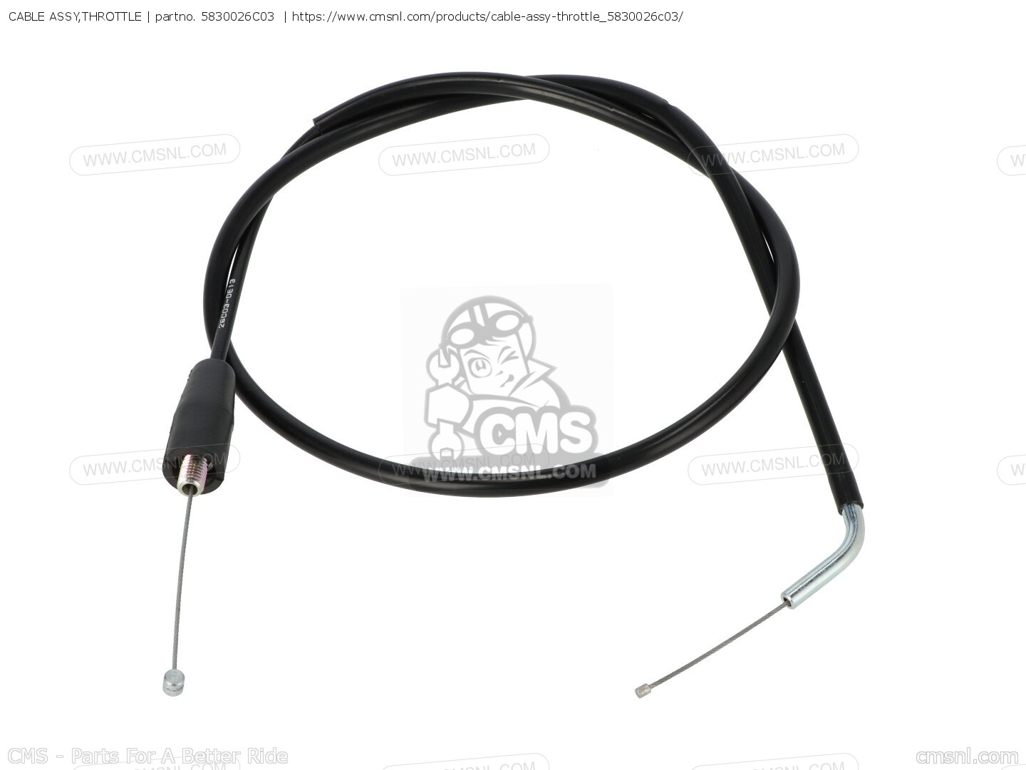 5830026C03 Cable Assy,throttle Suzuki buy the 5830026C03 at CMSNL