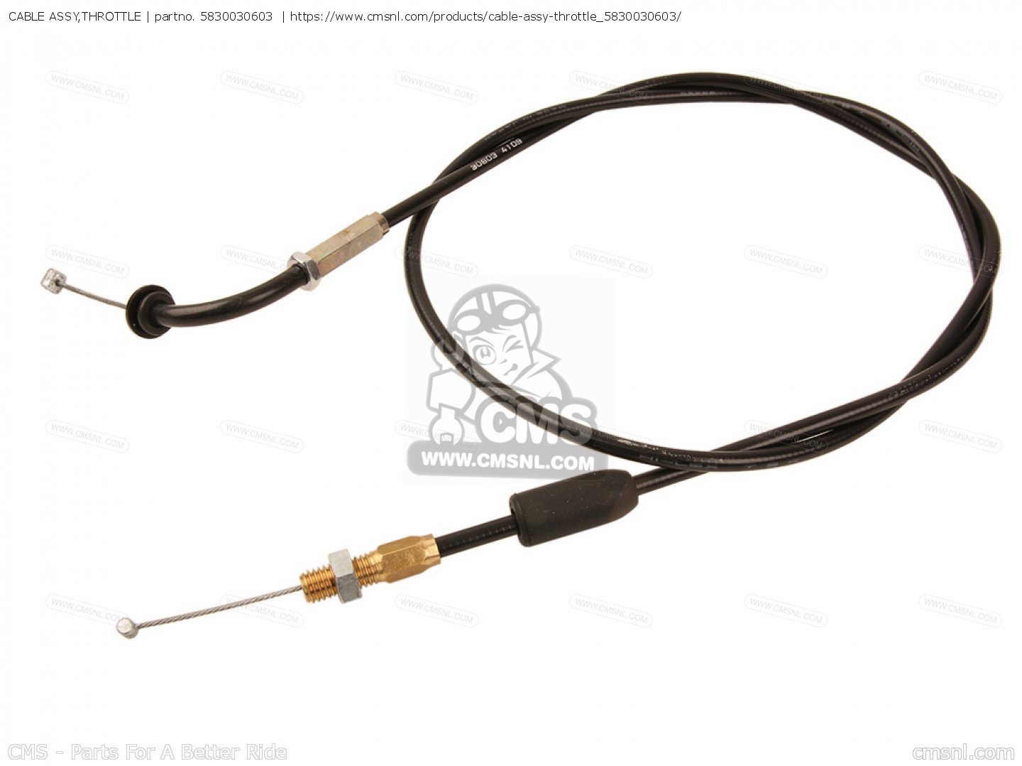 5830030603 Cable Assy,throttle Suzuki buy the 5830030603 at CMSNL