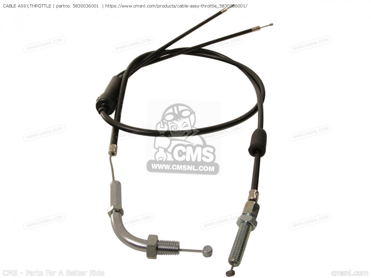 CABLE ASSY,THROTTLE for GT185 1973 1974 1975 1976 1977 (K) (L) (M) (A) (B) USA (E03) order at