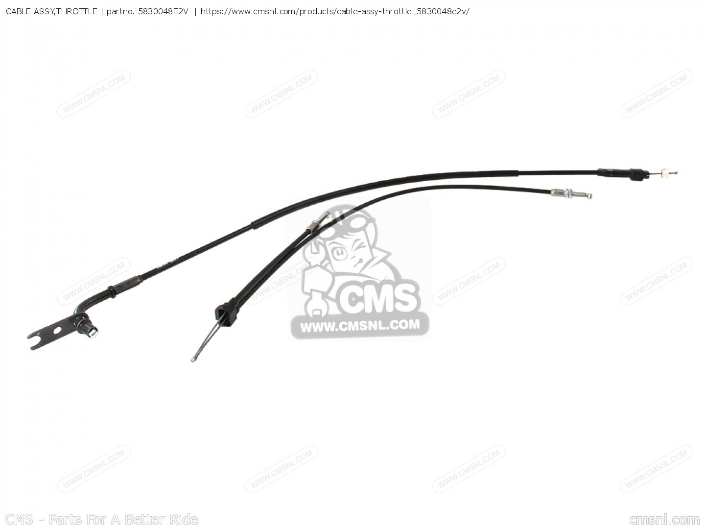 5830048E2V: Cable Assy,throttle Suzuki - buy the 58300-48E2V at CMSNL