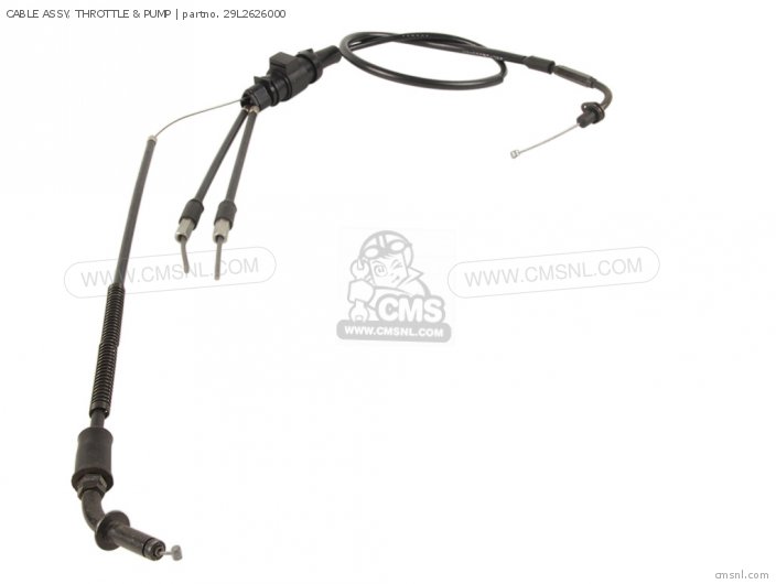 Yamaha CABLE ASSY, THROTTLE & PUMP 29L2626000