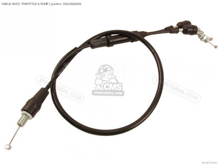 Yamaha CABLE ASSY, THROTTLE & PUMP 2GU2626001