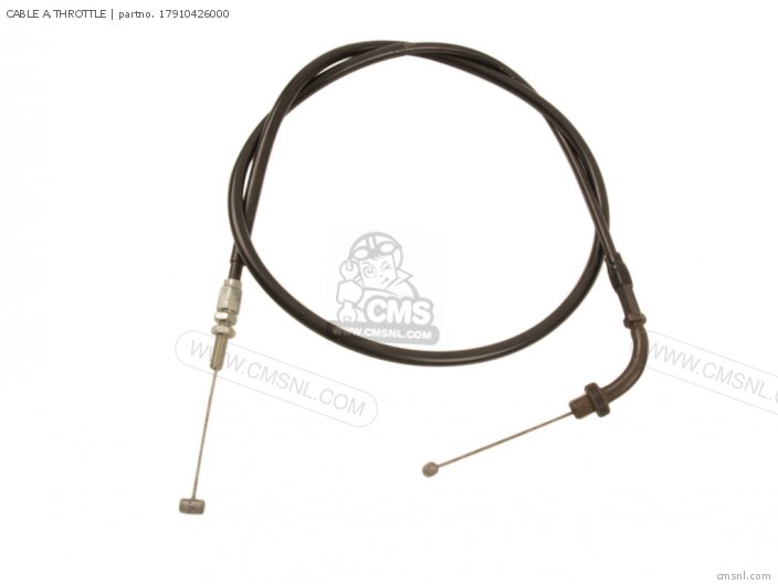 THROTTLE CABLE HONDA Push CB250N, CB400N Super Dream, CB250T, CM400T