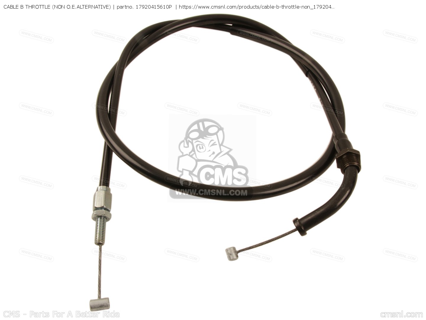 17920415610P: Cable B Throttle (non O.e.alternative) Honda - Buy The ...