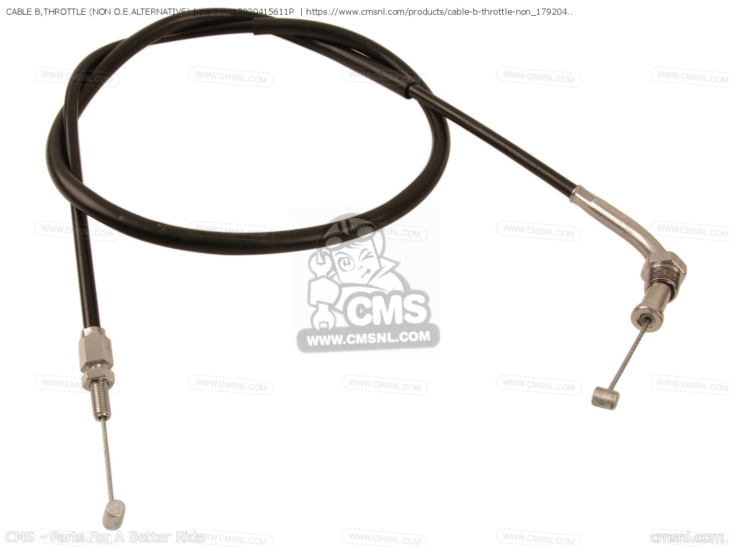 17920-415-611P Cable B,Throttle (Non O.e.alternative) - CX500, GL400