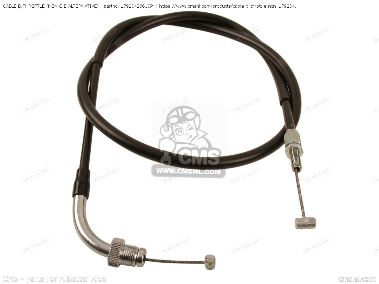 17920426610P: Cable B,throttle (non O.e.alternative) Honda - Buy The ...