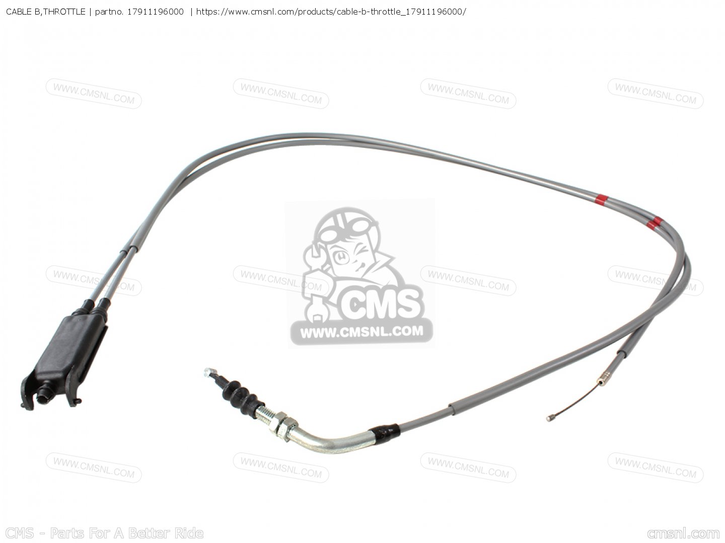 17911196000 Cable B,throttle Honda buy the 17911196000 at CMSNL