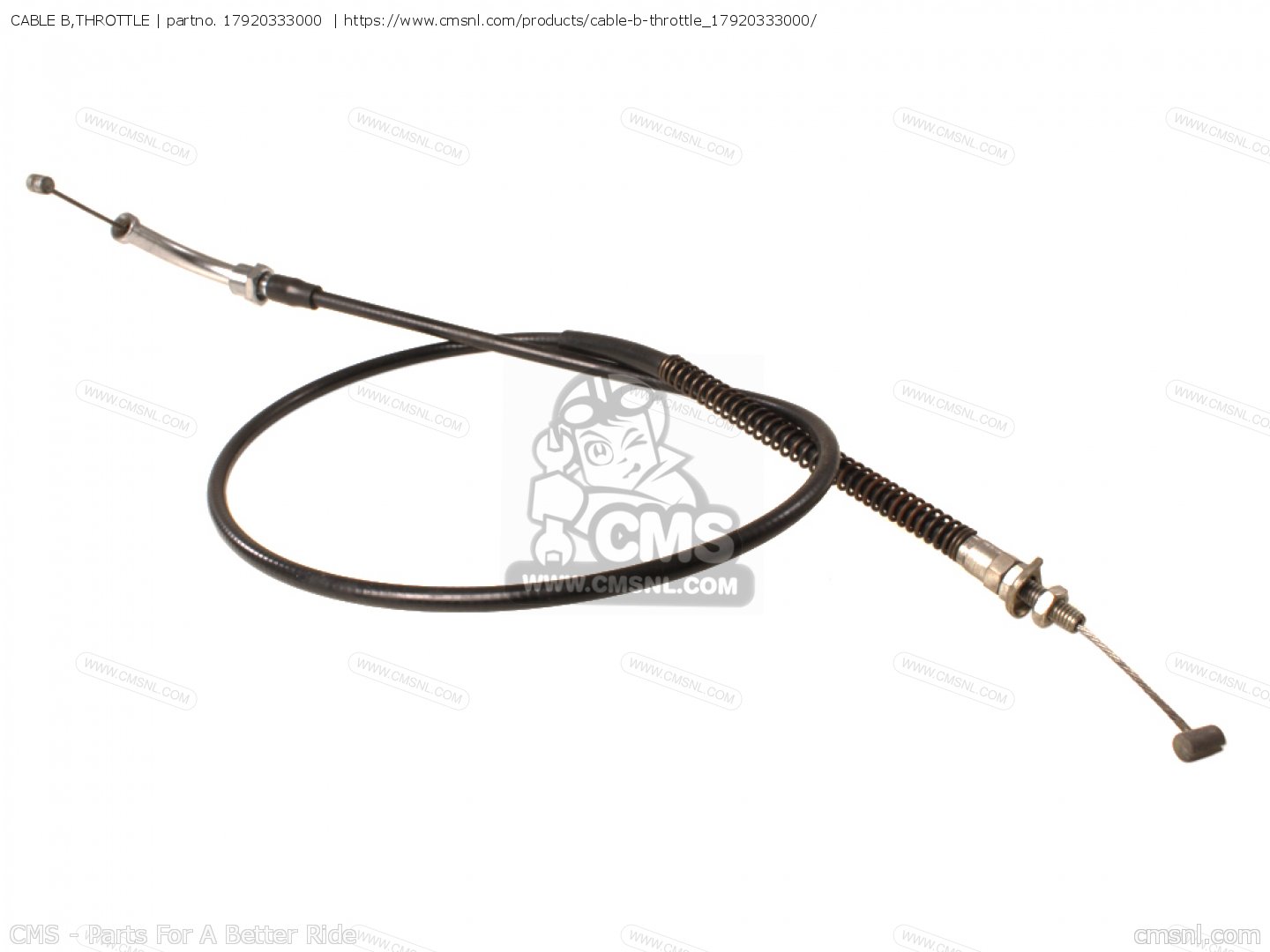 17920333000 Cable B,throttle Honda buy the 17920333000 at CMSNL