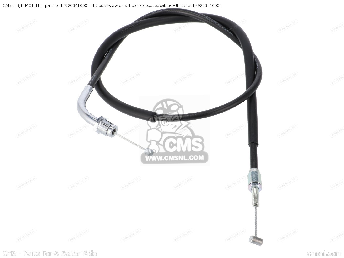 17920341000 Cable B,throttle Honda buy the 17920341000 at CMSNL