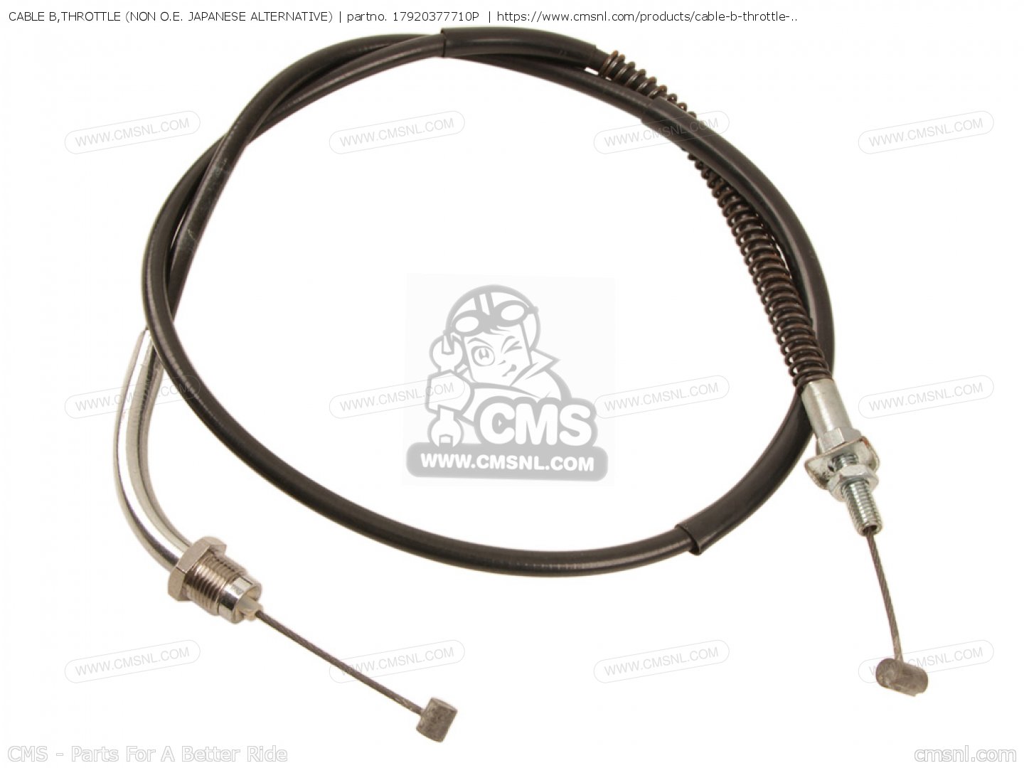 17920377710P: Cable B,throttle Honda - Buy The 17920-377-710P At CMSNL