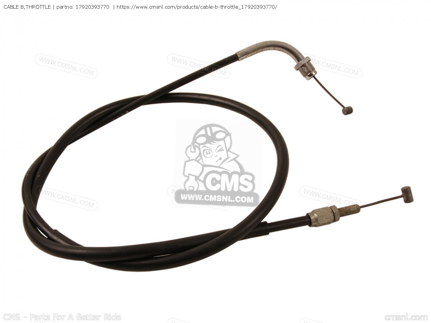 17920393770 Cable B,throttle Honda buy the 17920393770 at CMSNL