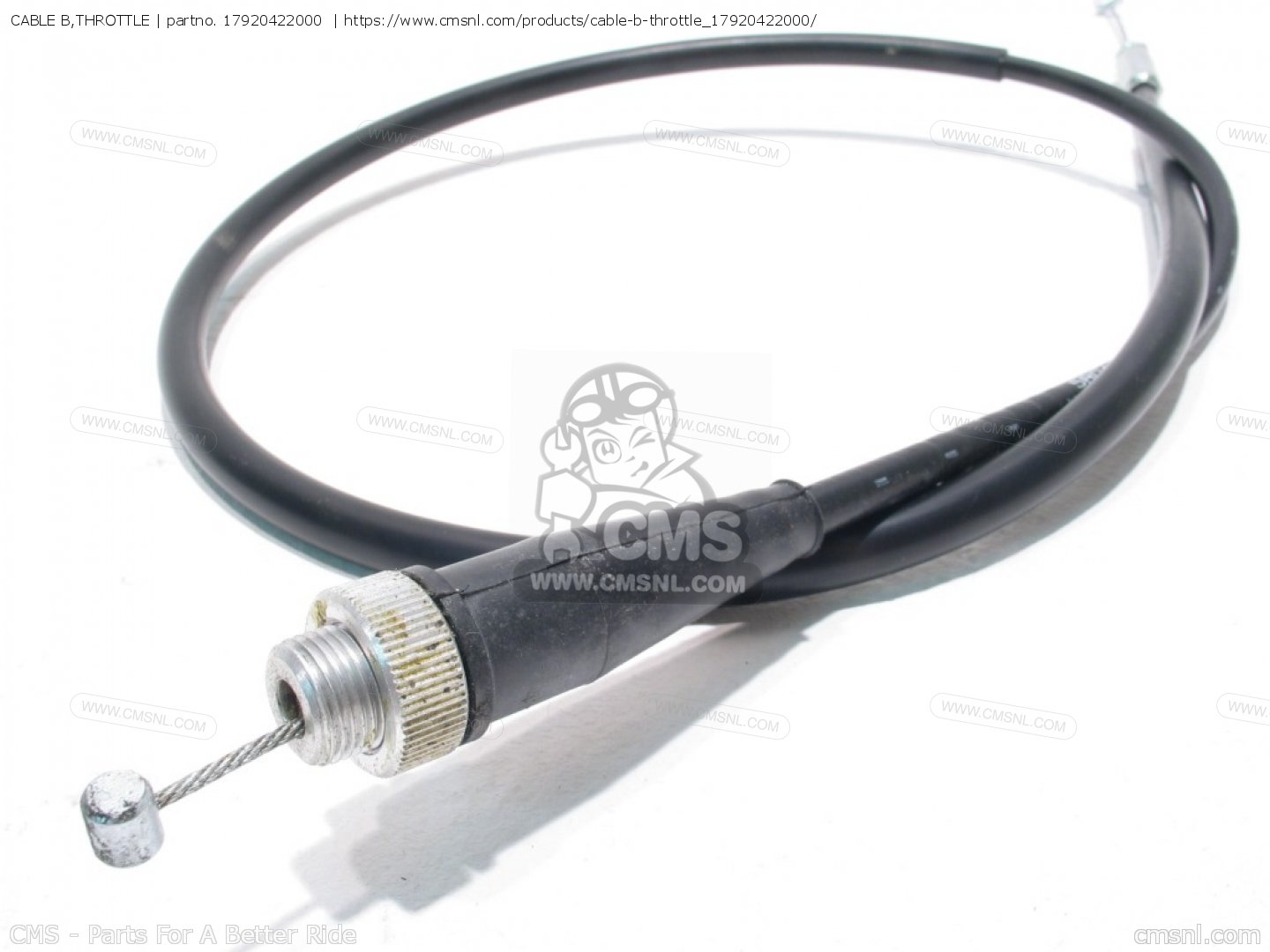 17920422000 Cable B,throttle Honda buy the 17920422000 at CMSNL