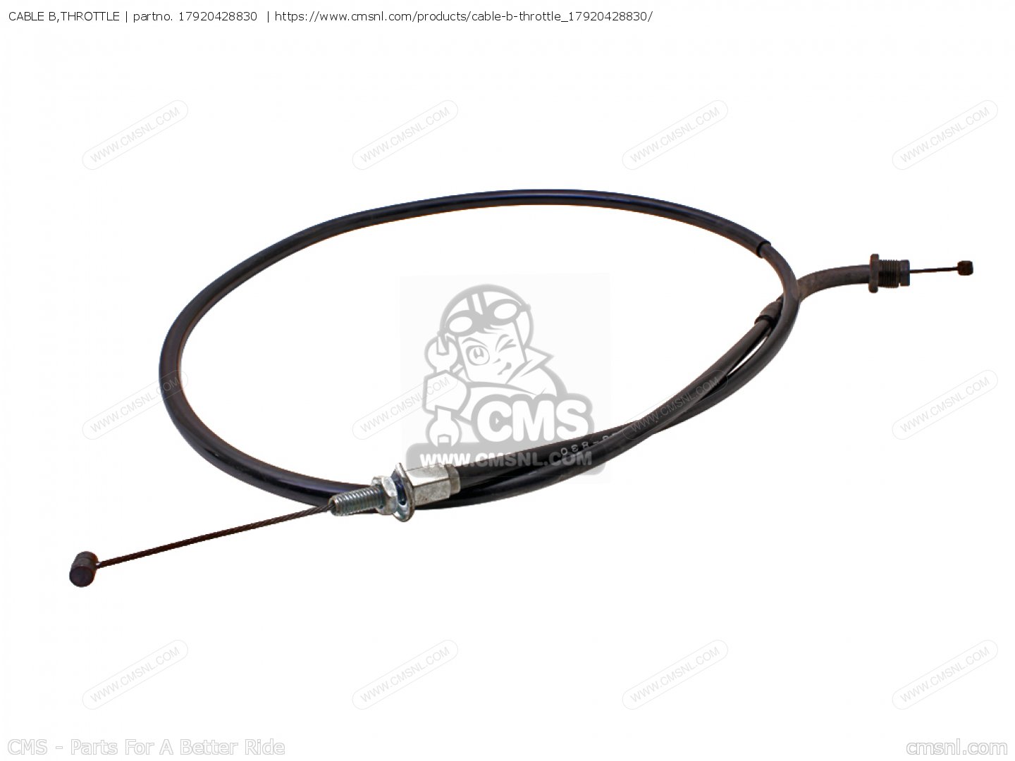 17920428830 Cable B,throttle Honda buy the 17920428830 at CMSNL