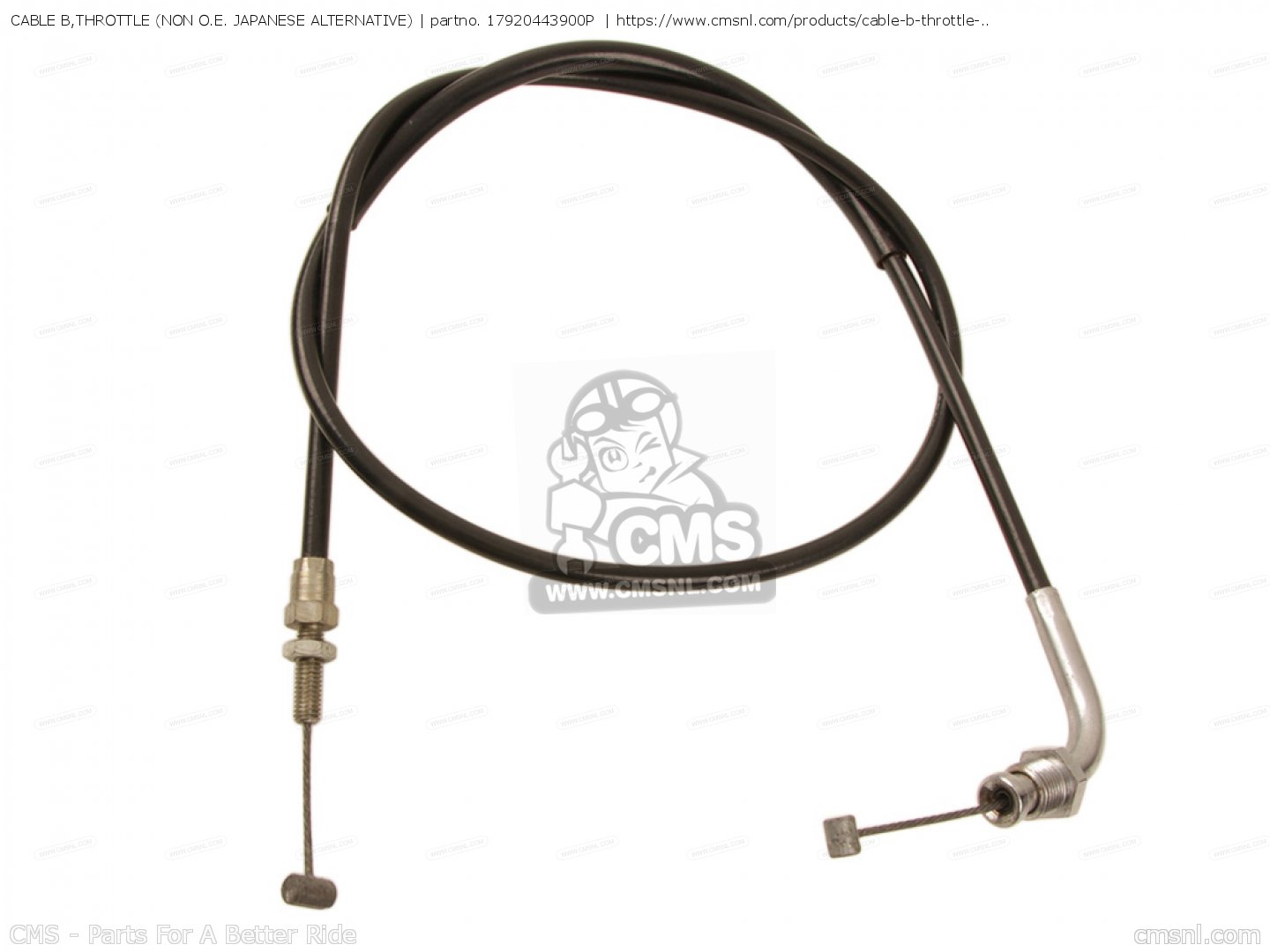 17920443900P: Cable B,throttle Honda - Buy The 17920-443-900P At CMSNL