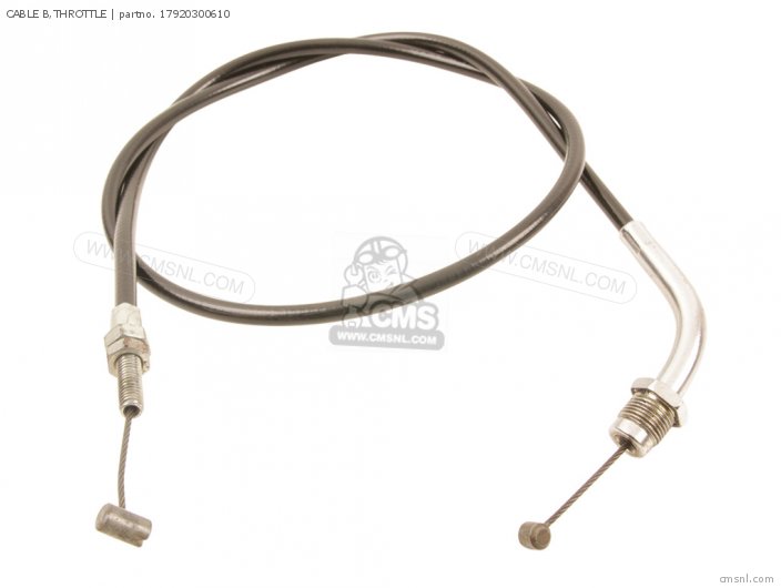 CABLE B,THROTTLE for CB750K1 ENGLAND order at CMSNL