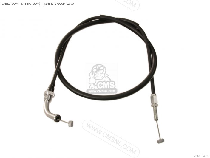 Honda CABLE COMP B,THRO 17920MFE670