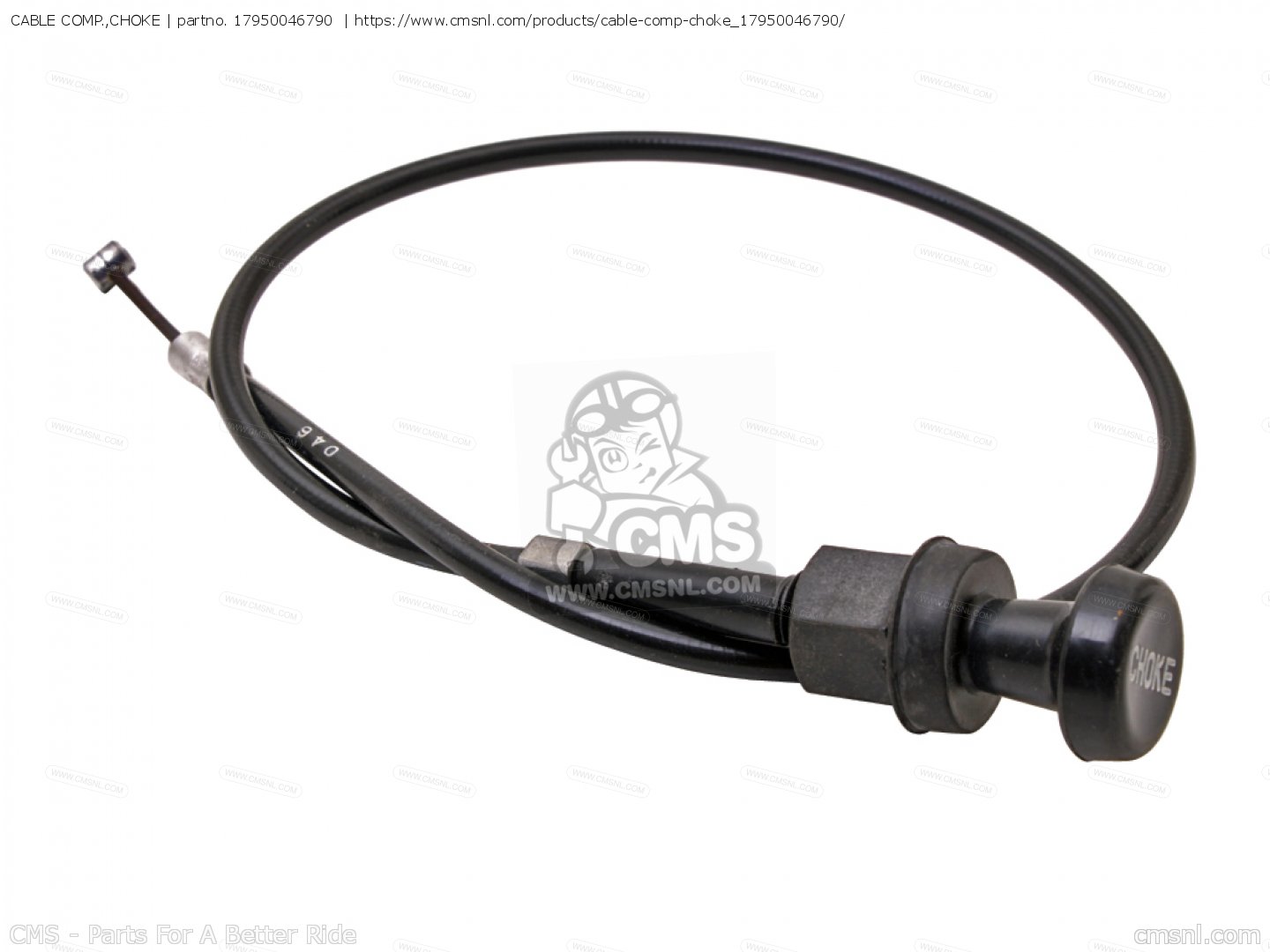 17950046790 Cable Comp.,choke Honda buy the 17950046790 at CMSNL