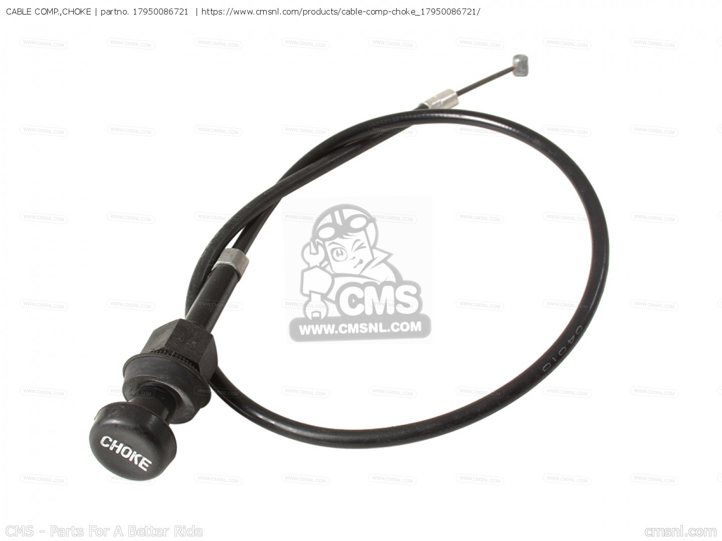 17950086721 Cable Comp.,choke Honda buy the 17950086721 at CMSNL