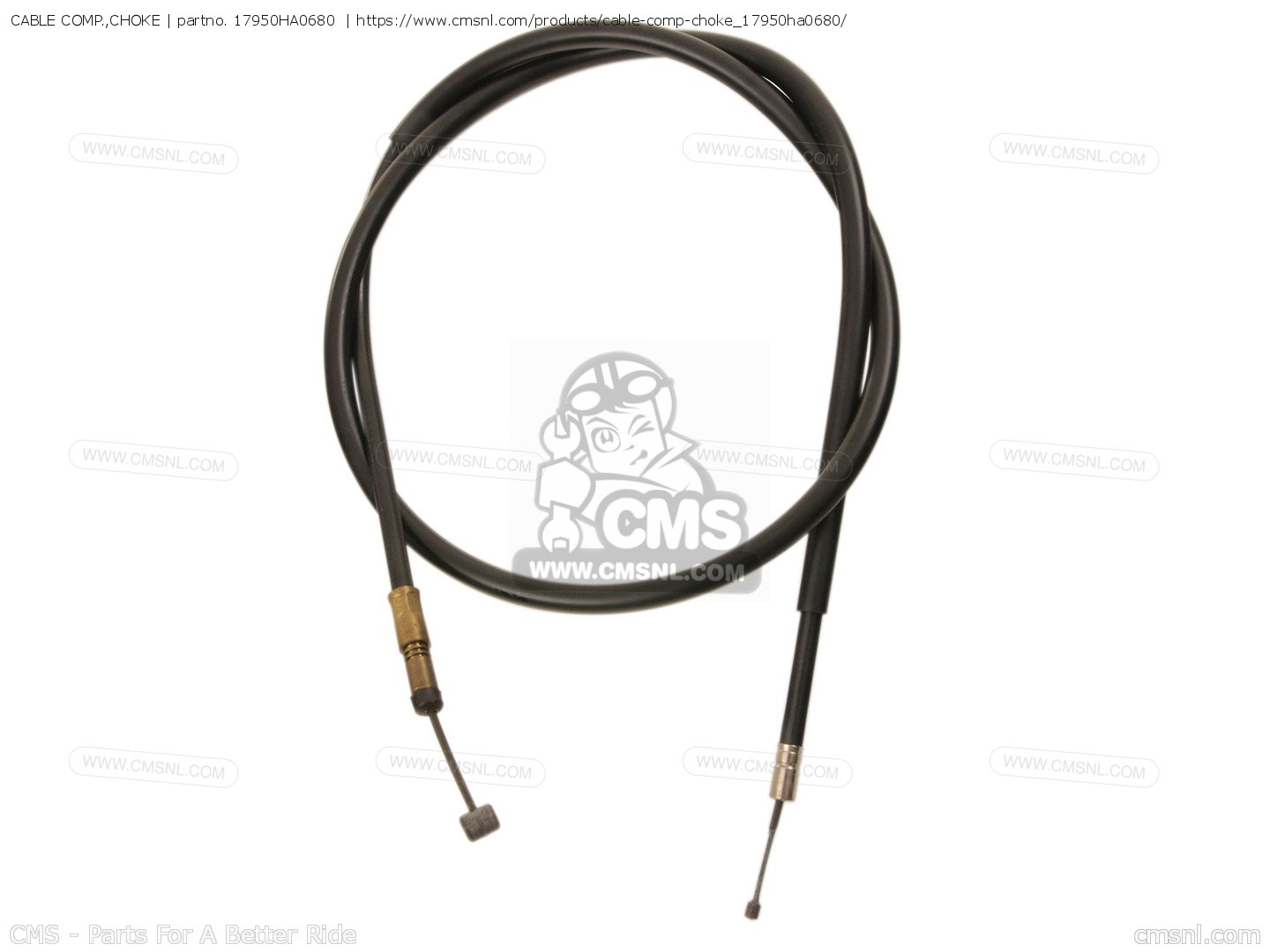 17950HA0680 Cable Comp.,choke Honda buy the 17950HA0680 at CMSNL