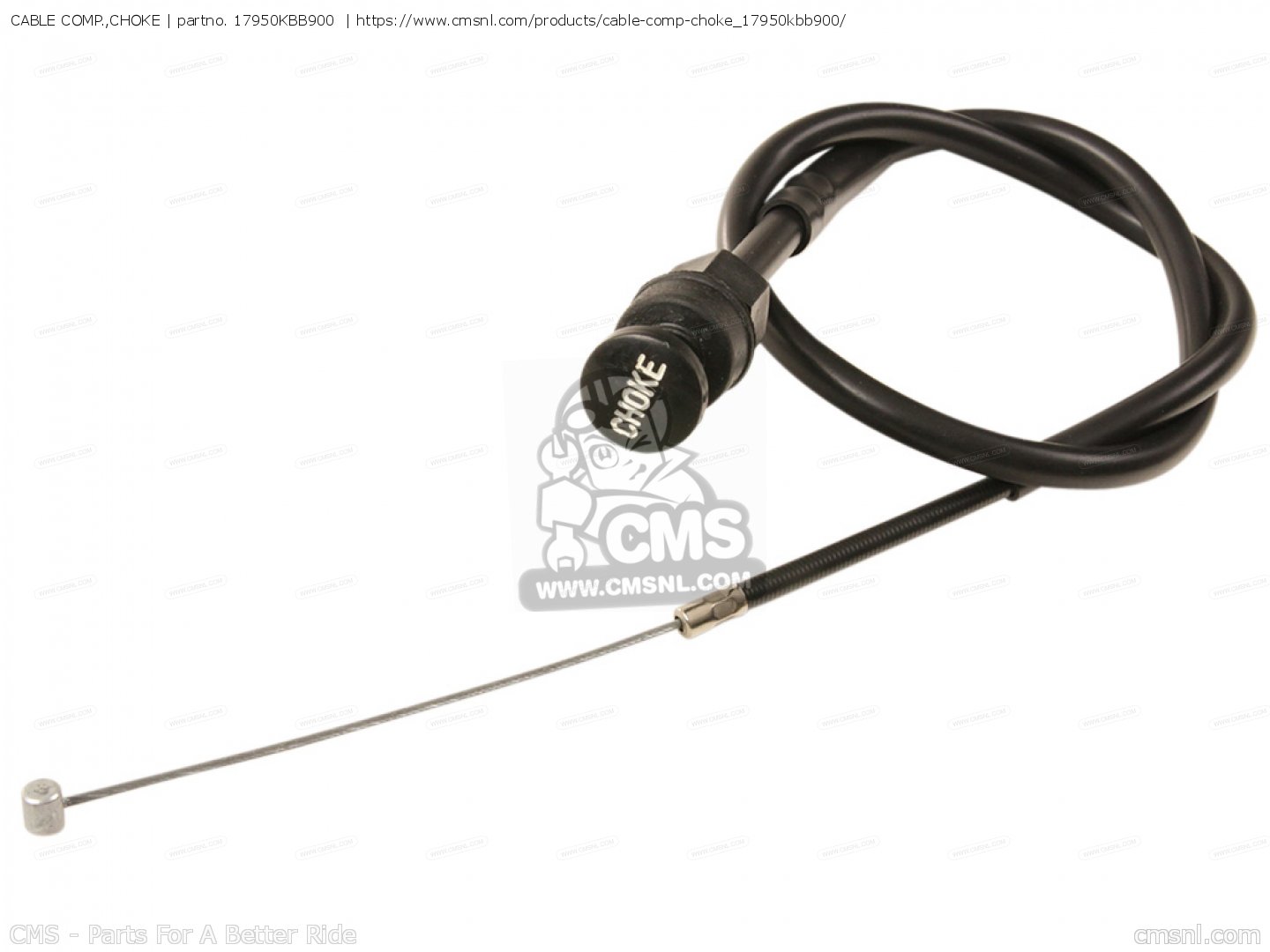 17950KBB900 Cable Comp.,choke Honda buy the 17950KBB900 at CMSNL