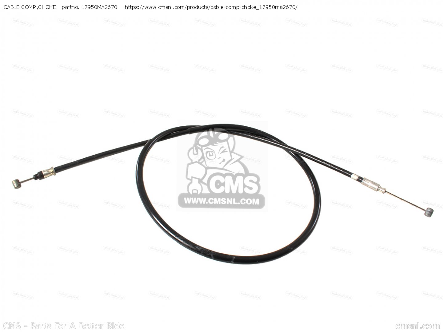 アート HONDA HOT START CABLE CRF450R 2004-2007 17950-MEN-850 NEW