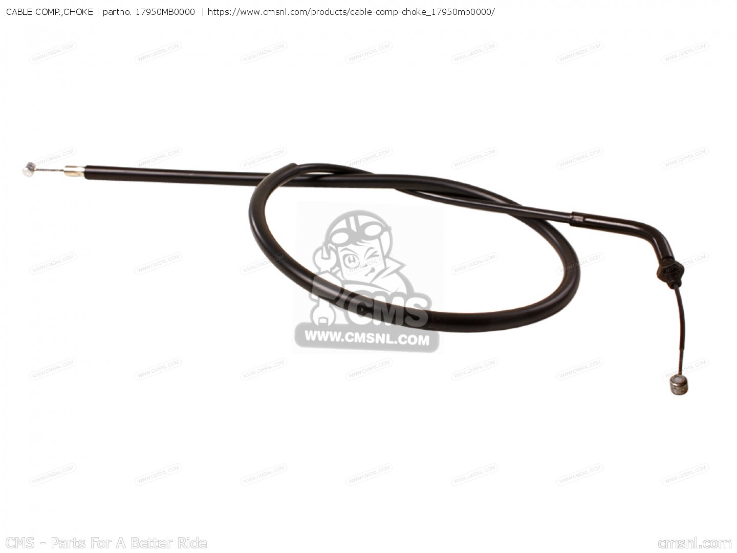 17950MB0000 Cable Comp.,choke Honda buy the 17950MB0000 at CMSNL