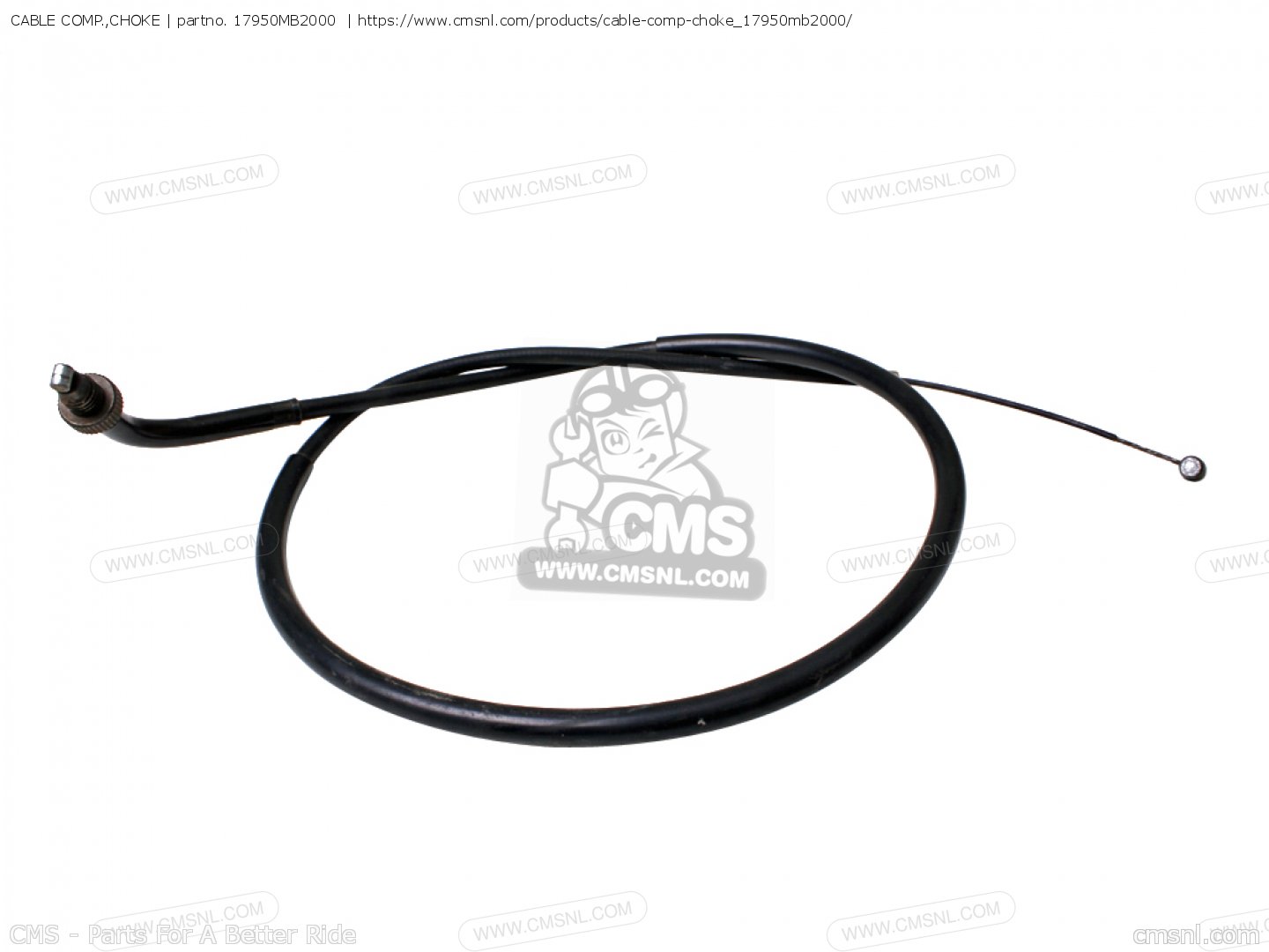 17950MB2000 Cable Comp.,choke Honda buy the 17950MB2000 at CMSNL