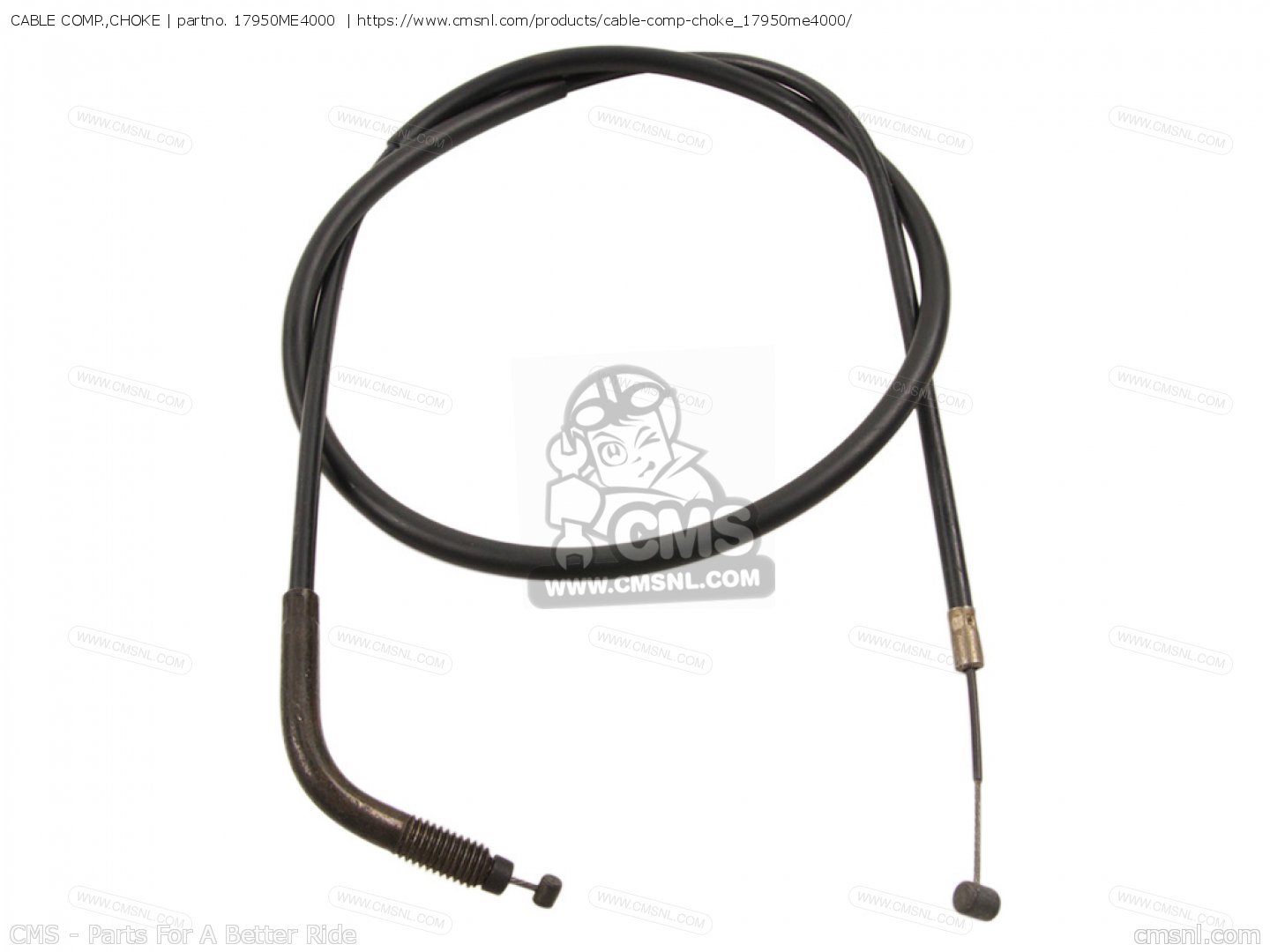 17950ME4000 Cable Comp.,choke Honda buy the 17950ME4000 at CMSNL