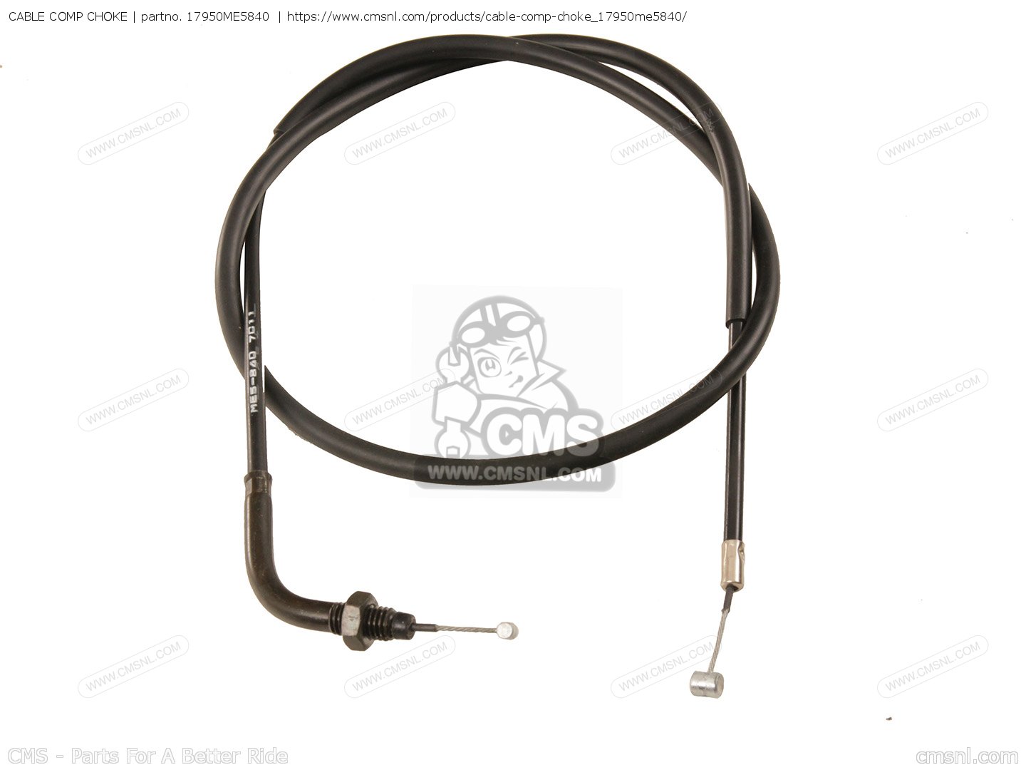 17950ME5840 Cable Comp Choke Honda buy the 17950ME5840 at CMSNL