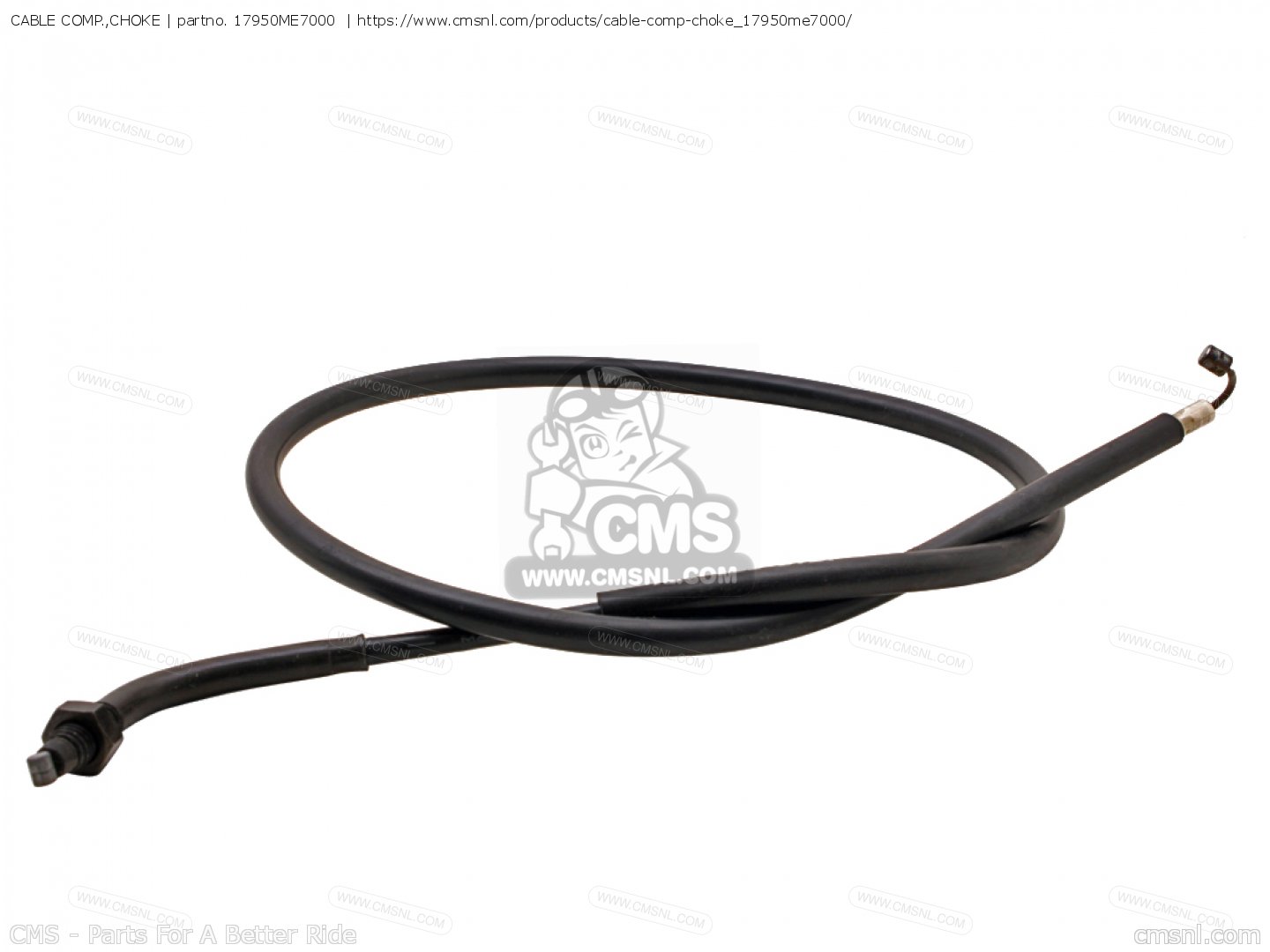 17950ME7000 Cable Comp.,choke Honda buy the 17950ME7000 at CMSNL