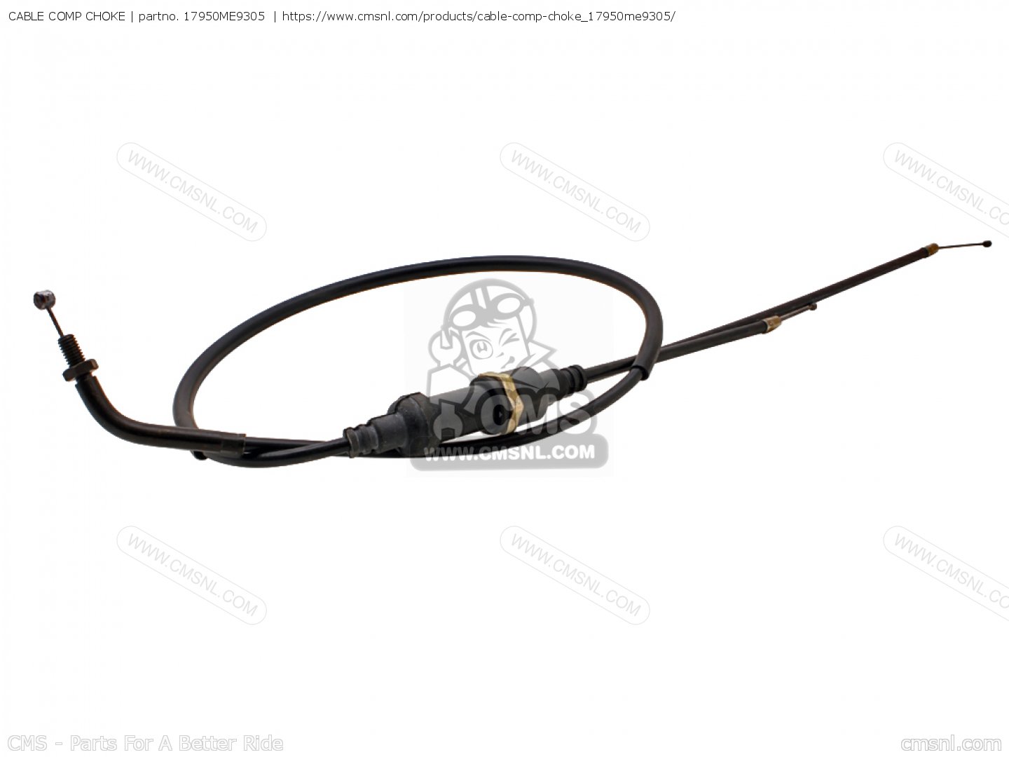 Cable Comp Choke Vt750c Shadow 1983 (d) Usa 17950ME9305