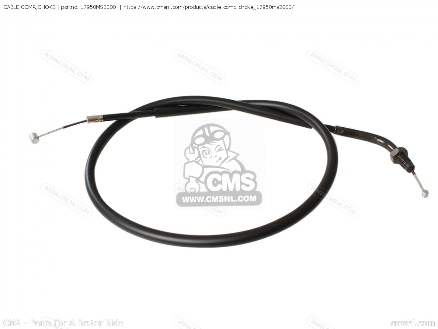 17950MS2000 Cable Comp.,choke Honda buy the 17950MS2000 at CMSNL
