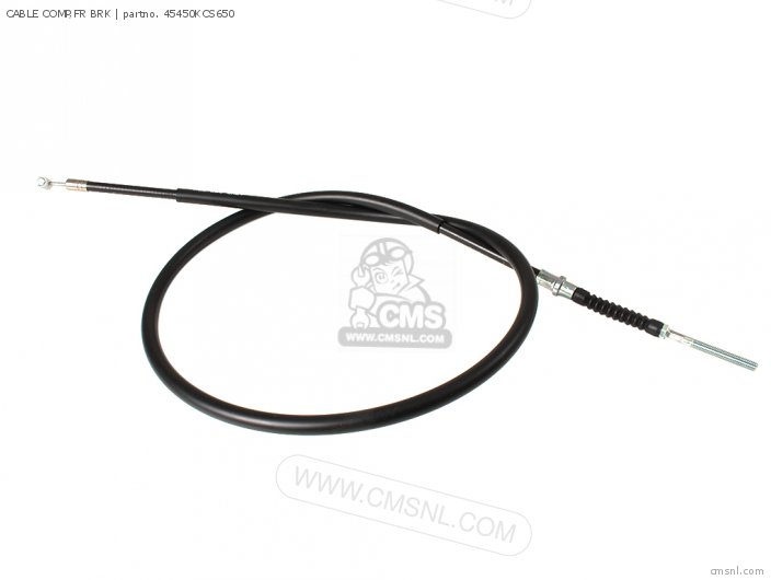 Honda CABLE COMP,FR BRK 45450KCS650