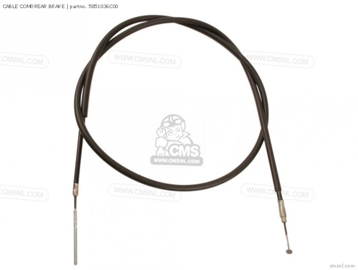 Suzuki CABLE COMP,REAR BRAKE 5851036C00