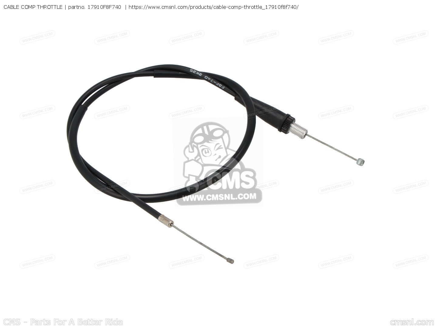 Throttle Cable NICHE For Honda ATC70 - Replacement 17910-957-003, 26.77  Inches Long Honda Atc70 Cable