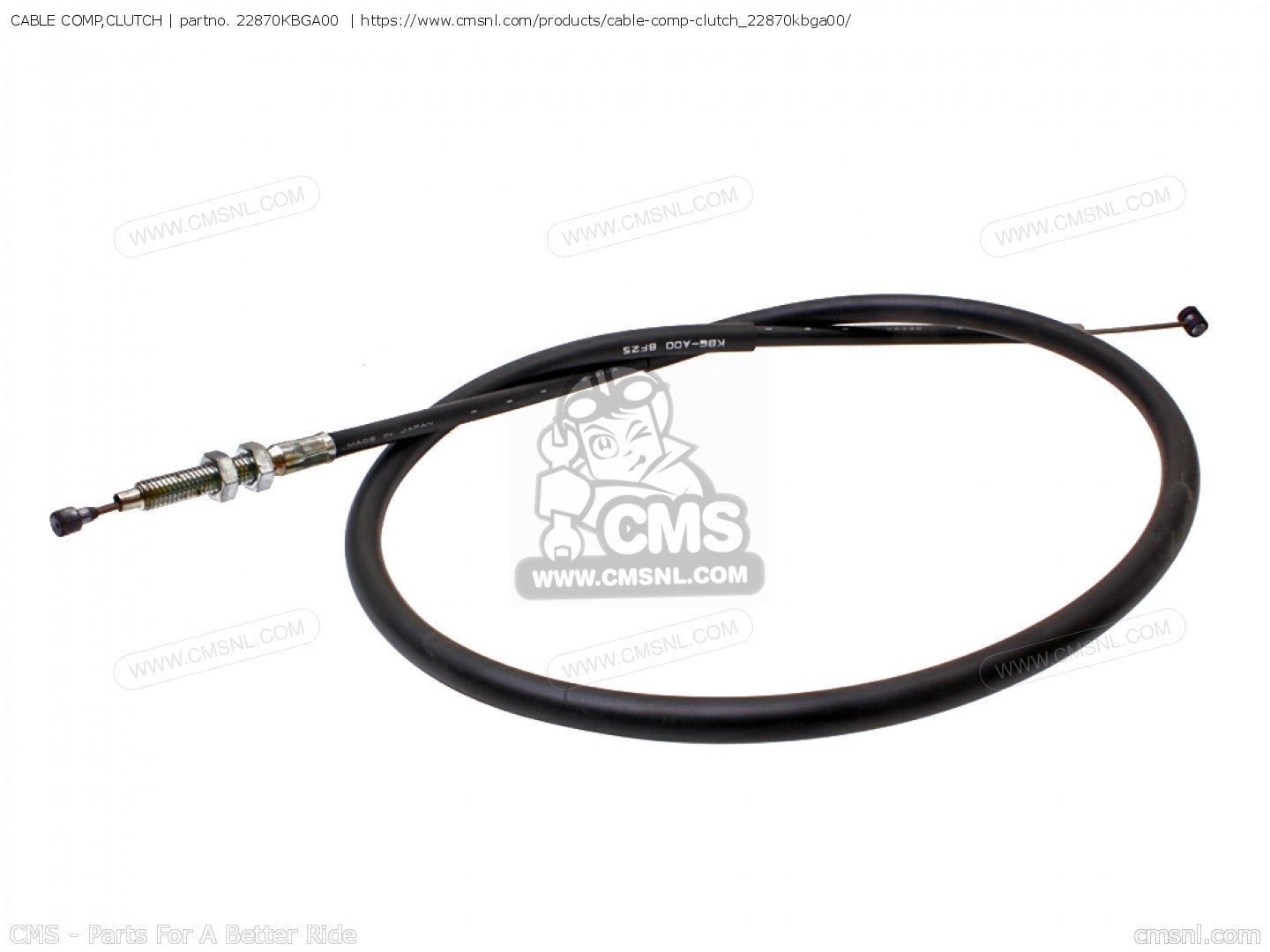 22870KBGA00 Cable Comp,clutch Honda buy the 22870KBGA00 at CMSNL