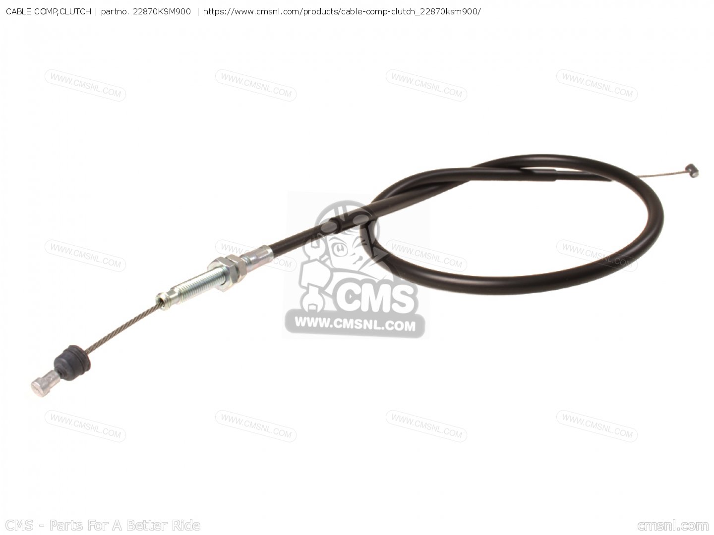 22870KSM900: Cable Comp,clutch Honda - buy the 22870-KSM-900 at CMSNL