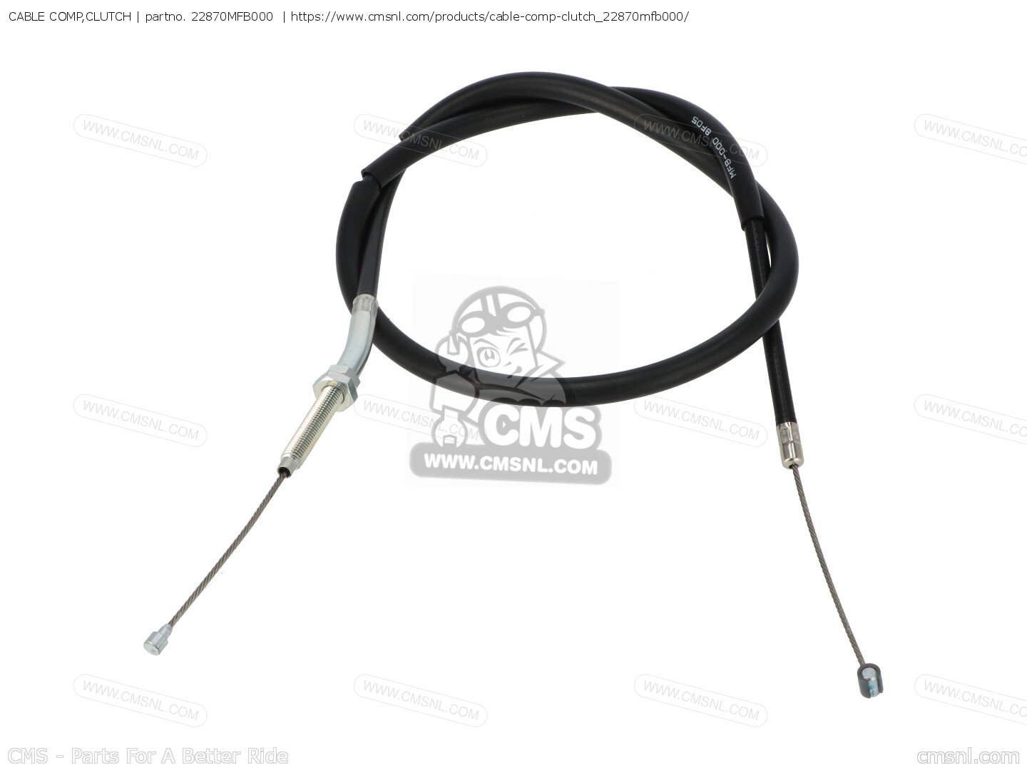 22870MFB000: Cable Comp,clutch Honda - buy the 22870-MFB-000 at CMSNL