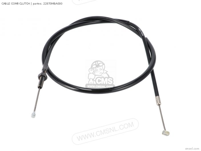 22870MBA000: CABLE COMP,CLUTCH Honda - buy the 22870-MBA-000 at CMSNL