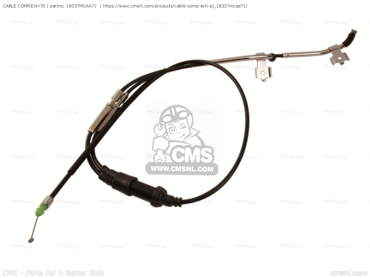 18337MCAA71: Cable Comp,exh Pi Honda - buy the 18337-MCA-A71 at CMSNL