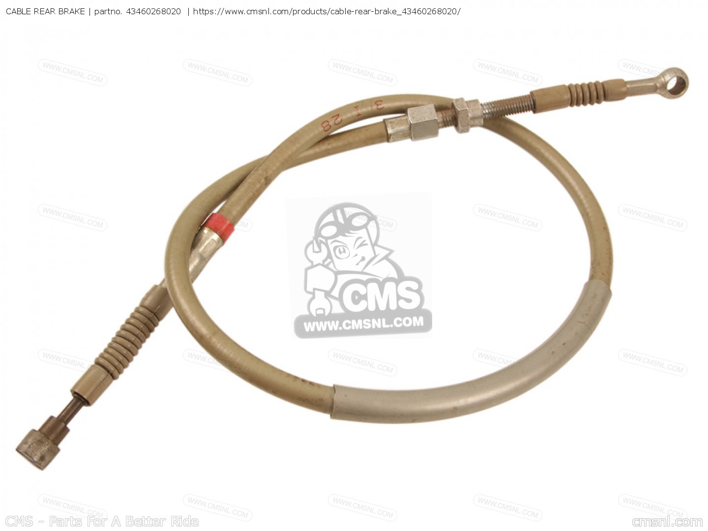 43460268020 Cable Rear Brake Honda buy the 43460268020 at CMSNL
