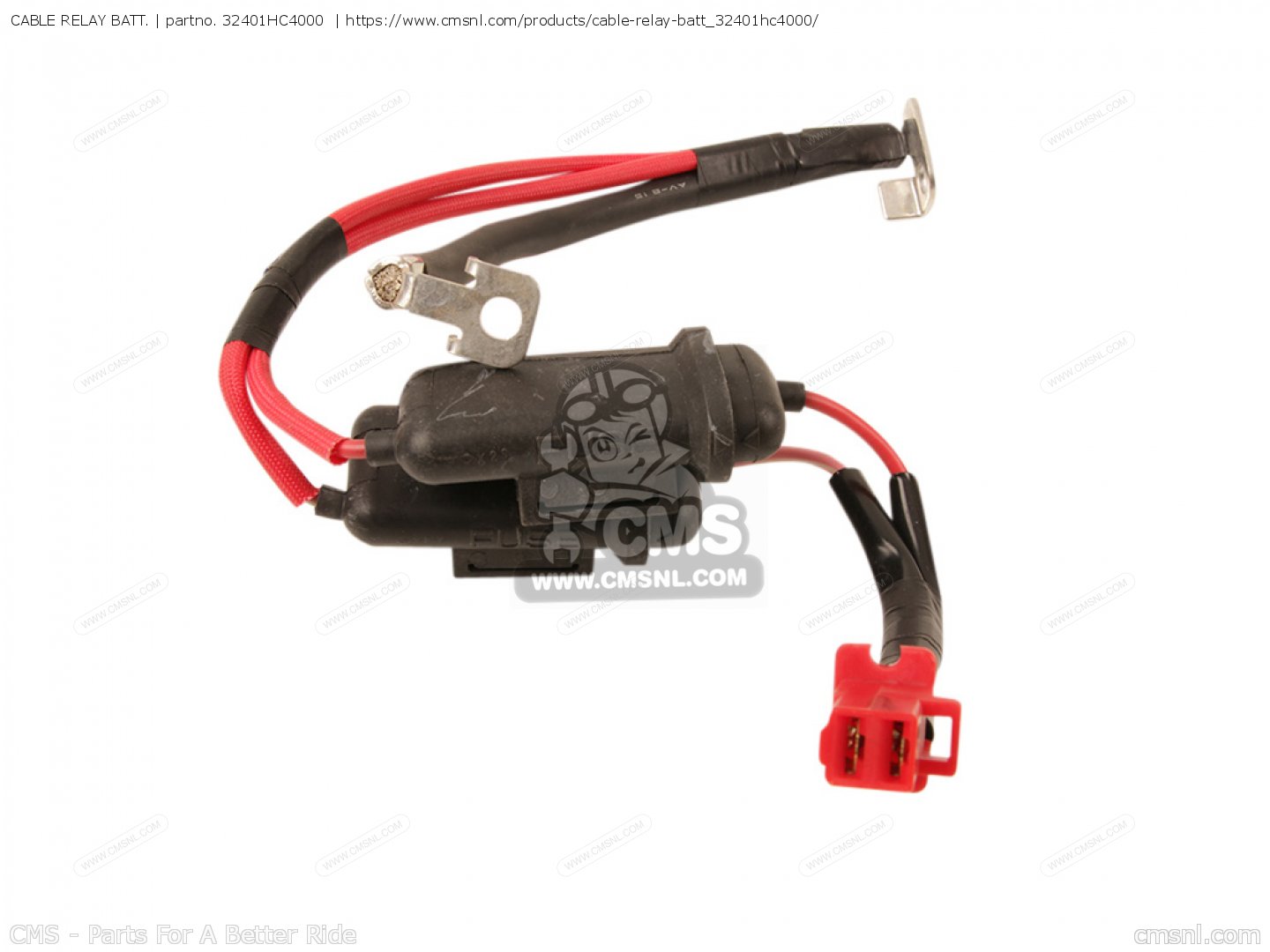 CABLE RELAY BATT. for TRX300 FOURTRAX 300 1995 (S) USA order at CMSNL